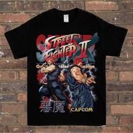 Akuma STREET FIGHTER II Vintage tees t shirt