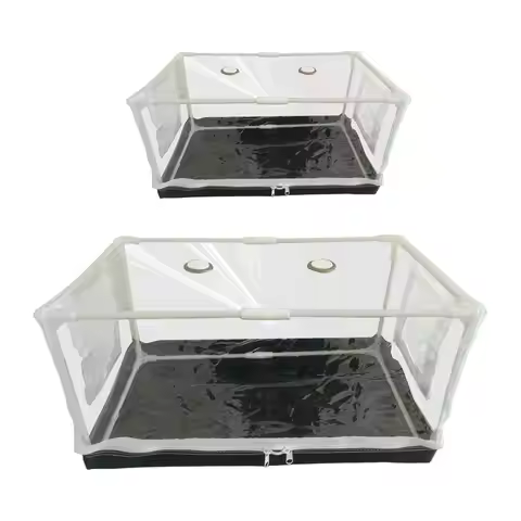 Mushroom Grow Tent Kit Space Saving Transparent Folding Mushroom Grow Box
