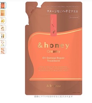 Dầu gội Vcrea Organic &Honey Creamy EX Damage/ màu đỏ Creamy Honey 450ml/dành cho tóc hư tổn