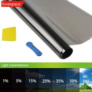 LOVESPACE 50cmx6m 1/5/15/25/35/50 Percent Car Window Sun Shade Film Window Tint Film Glass Sticker for Car UV Protector Foils Sticker Films E1R3