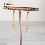 Gemstone earrings - Citrine - Direct from Japan - Direct from Japan