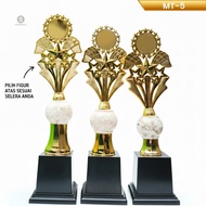 3 PCS MT Model Marble Onyx Round Trophy Jar for 1st-2nd-3rd Place Competition