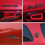 奔驰尾标车标贴GLB35改装AMG后标苹果树数字母侧标黑武士装饰W247Mercedes Benz tail badge GLB35 modified A20250328