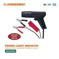 JONNESWAY Timing Light Induktif Mobil Motor Cek Setel Ukur Waktu Pengapian Mesin Bensin 12V Alat Pen