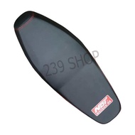 เบาะ WAVE125R WAVE125S (ใช้กับ WAVE125Iไฟเลี้ยวบังลมไม่ได้)ผ้าเบาะดำด้าน ด้ายแดง เบาะซิ่ง เบาะปาด เบ