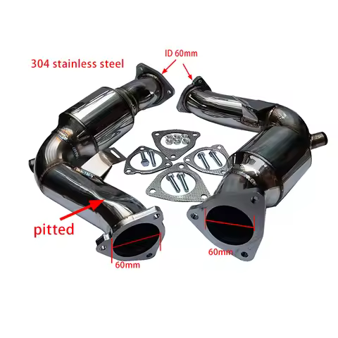 Turbo Catless Downpipe Exhaust For Audi S4 S5 A7 A8 B8 Q5 SQ5 3.0 TFSI V6 . B8 S4 and S5 3.0T engine