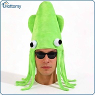 Squid Hat Soft Funny Sea Animal Headwear for Fancy Dress Birthday Photography