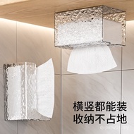 Sg Seller [Shop Hot Sale] Toilet Perforation-Free Tissue Box Household Adhesive Type Paper Box Livin