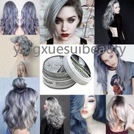 Grey Temporary Color Hair Wax Colour Hair Wax Hair Coloring Hairstyle (100g)