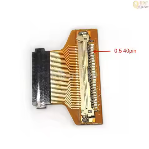 Laptop LCD Screen Connector Converter 40pin 0.4mm to 40pin 0.5mm Edp LVDS cable