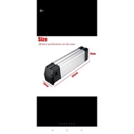 Electric Bike Aluminium Alloy Box/Case 18650 lithium battery 36/48VDC