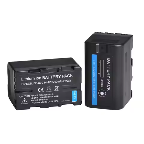 Batmax 2200mAh BP-U30 BP U30 Battery with LED Power Indicators for Sony BP U30 U60 U90 XDCAM EX PMW 