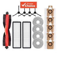 For Xiaomi floor cleaning robot X20PRO/X20MAX Main brush, edge brush, filter screen and mop.