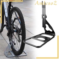 [Amleso2] Bike Parking Rack Foldable Convenient Ground Parking Bracket Bike Stand for