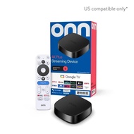 Onn 4K Plus Device , Google TV , 16GB Storage, 2GB RAM, Dolby Vision & Atmos, Chromecast, 電視盒子