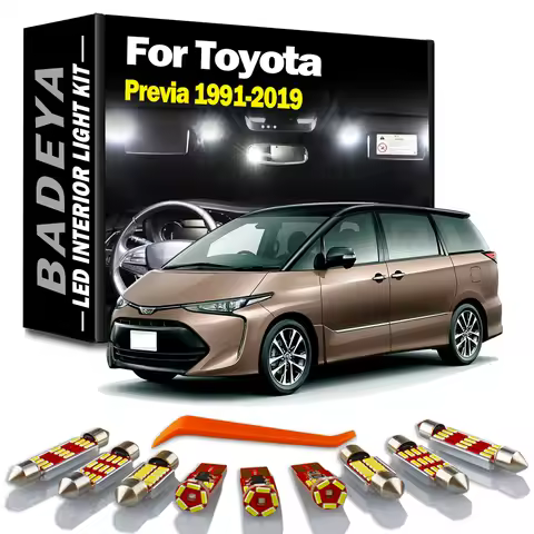 BADEYA For Toyota Previa Estima Tarago MK1 MK2 MK3 ACR30 ACR50 1990- 2018 2019 LED Interior Reading 
