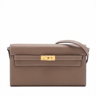 Hermes kelly to go Etoupe Epsom GHW 大象灰Stamp A