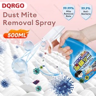 DQRGO [SG Stock] Mite Removal Spray 500ML Bed Bug Killer Dust Mite Control Spray Anti Mite Spray Home Bedroom Use Kill Bacterial Mites Control Mite Killer Spray for Bed Sofa