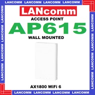 LANcomm AP615 Wall Mounted AX1800 Wall Plate WiFi 6 Access Point