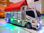 MINIATUR TRUK OLENG KAYU FULL LAMPU +BELOK ( TAWAKAL 5 )