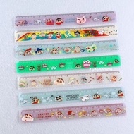 蠟筆小新 間尺 尺 文具 水怪 pc狗 玉桂狗 melody kuromi Crayon Shin-chan 小白 小葵 左衛門 豬仔 妮妮 禮物 卡通間尺