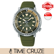 [Time Cruze] Seiko Prospex SUT405 Mini Tuna Safari Edition Divers Solar Green Resin Men Watch SUT405P1