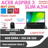ACER Aspire 3 Slim A314 Ryzen 3 3250U 4GB VEGA 256 GB SSD OFFICE ORI