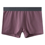 Summer Mid-Waist Trendy Women's Underwear New Style Striped Cotton Breathable Women's Boxer D6197