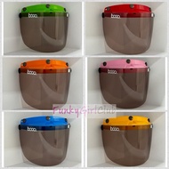 BOGO VISOR 3 BUTTON CAP COLOUR TINTED CLEAR DARK GREY SMOKE 3 SGV MS88 NS88 APOLO MHR STENG