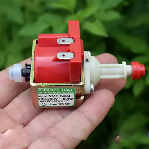 New Italy ULKA NME4 Electromagnetic Pump AC 220V 230V 16W Flow 50 CC/min Solenoid Pump 25BAR Coffee 