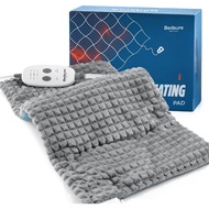 Bedsure Heating Pad for Neck and Shoulders and Back, Weighted Heated Pad with Vibration, FSA Eligibl