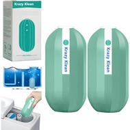Krazy Klean Toilet Cleaner, 10 Years Krazy Clean Pro Toilet Bowl Clean Gel Bottle Kit for Bathroom, 