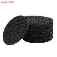 10pcs Velcro Perekat Tape 6cm Velcro Double Tape Dua Sisi Velcro Magic Tape Velcro Tape Bulat