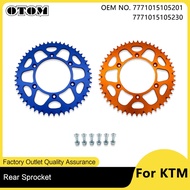 Motocross 52T Rear Chain Sprocket 520 Chains CNC Aluminum Back Sprocket Cog For KTM GASGAS 777101510