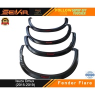Isuzu Mux Fender Flare Oem slim 2015-2019 isuzu fender flare mux fender flare isuzu car accessories 