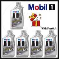 MOBIL 1 0W40 API-SN Fully Synthetic Engine Oil ( 5QT/4.73L ) Dexos (5 Bottles)