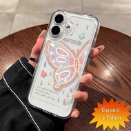 Girls Soft Anti-Fungus Butterfly Casing Oppo A6 Pro A6 Pro A5i Pro=A5 2025 Reno 14F Reno 14 Pro 5G R