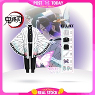 Demon Slayer Shinobu Kocho Insect Hashira Cosplay Set with Haori