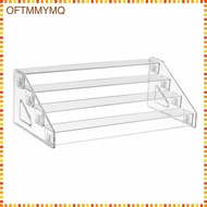 [oftmmymq] Clear Plastic Medal Display Shelf Tiered Organizer Stand Award 7-tier
