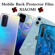 Xiaomi Mi 11T Pro / 11T Lite 5G NE / 11 Ultra / 11 Lite / 10T Pro /10 Pro Mobile New Back Film Protecteor Carbon Sticker