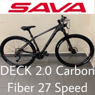 * Free Delivery * SAVA DECK 2.0 Carbon Fiber 27 Speed Shimano M2000