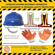 PPE Construction Gloves Helmet Vest Safety Helmet Safety gloves Safety vest