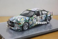 UT MODEL 1/18 BMW E36 M3 GTR ART CAR 寶馬