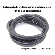 Car Exhaust Vacuum Tube High Temperature Resistant Silicone Hose Modified Black Pressure Relief Valv