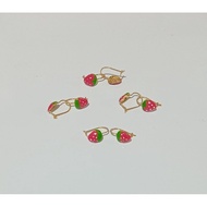 Strawberry Baby Gold Earrings (6K Real Gold)