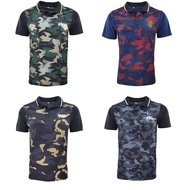 Men T-shirt Collar Army Design Jersey Material | Baju T-shirt Kolar Jersi Corak Askar Lelaki | Size M-2XL