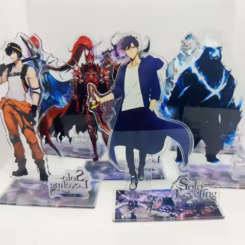 Anime Solo Leveling 15cm Acrylic Stand Sung Jin Woo Sung Jin Ah Yoo Jin Ho Action Figures Desk Model