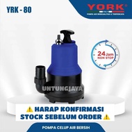 YORK 80 80 WATT 24 HOUR NON AUTO CLEAN WATER SUBMERSIBLE PUMP YORK YRK 80 24 HOUR MANUAL CLEAN WATER