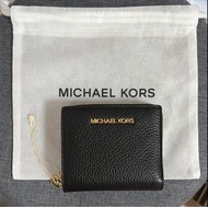 Michael Kors 雙折錢包拉鍊吊飾錢包 (全新）