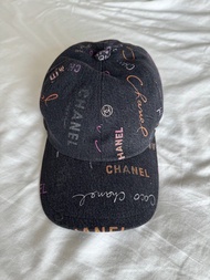 VIP Chanel denim dark blue Cap 牛仔布cap 帽
